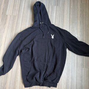 Missguided Black Hoodie Sweater